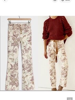 Pilcro and the Letterpress high rise trouser toile size 29